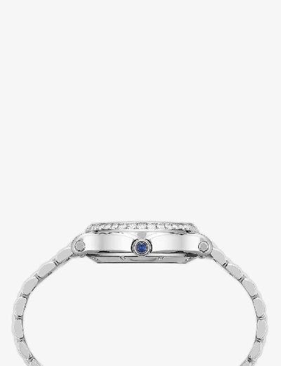Chopard 278602-3002 Happy Sport Oval Stainless Steel And Diamond Watch In Stainless Steel