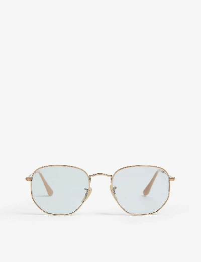Ray Ban 0ch5387 Butterfly Sunglasses In Bronze/copper (brown And Bronze)