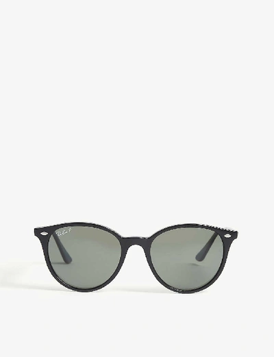 Shop Ray Ban Ray-ban Women's Black 0rb4305 Phantos Sunglasses
