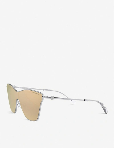 Shop Michael Kors Womens Silver Mk1063 Larissa Butterfly Sunglasses
