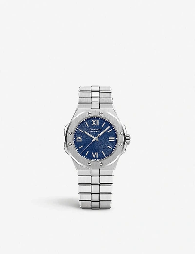 Shop Chopard Women's Aletsch Blue Alpine Eagle Steel Small Watch