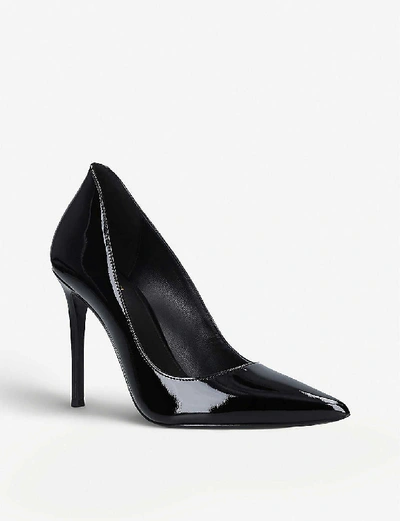 Shop Michael Michael Kors Keke Patent Leather Courts In Black