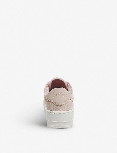 Nike Air Force 1 Sage Low Platform Sneaker In Particle+beige