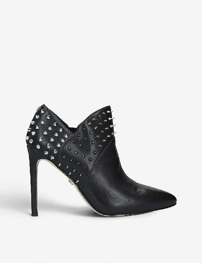 Sam Edelman Women's Wally Studded Leather Booties In Black | ModeSens
