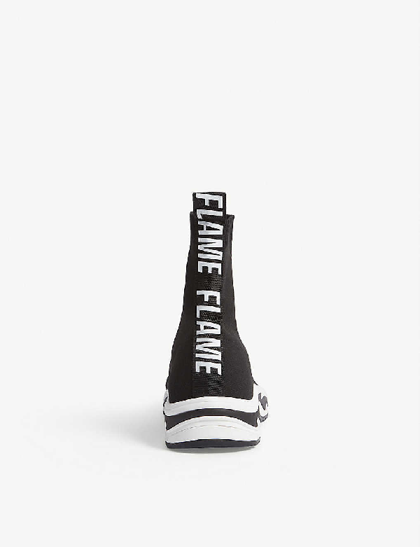 sandro flame sock sneakers