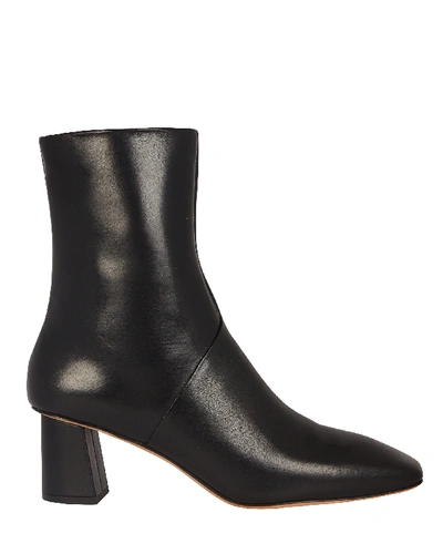 Shop 3.1 Phillip Lim / フィリップ リム Tess Leather Square Toe Boots In Black