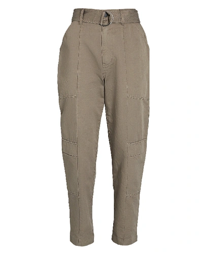 Shop J Brand Athena Surplus Cropped Pants In Grey