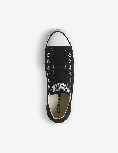 Converse Lift Low Upper Board Shoes In Black Garnet White