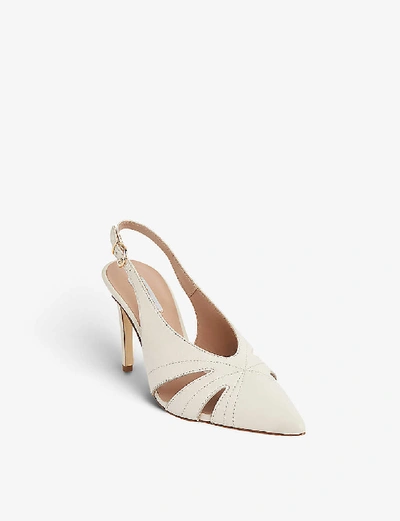 Shop Lk Bennett Helena Patent Leather Courts In Whi-off White