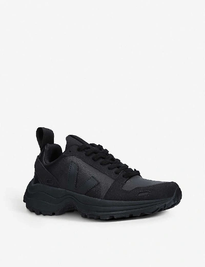 Shop Rick Owens X Veja Vegan-leather Low-top Trainers In Blk/other