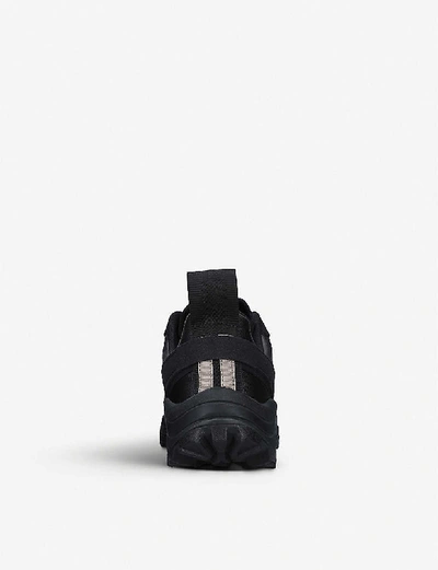 Shop Rick Owens X Veja Vegan-leather Low-top Trainers In Blk/other