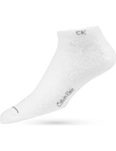 Shop Calvin Klein Casual Socks Pack Of Three In White