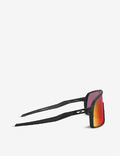 Shop Oakley Men's Black Oo9406 Sutro Sunglasses