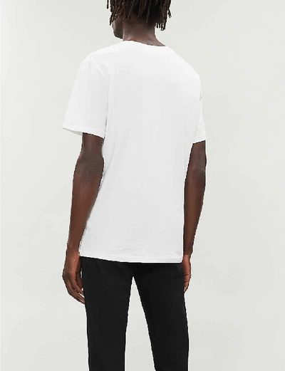 Shop Moschino Logo-print Cotton-jersey T-shirt