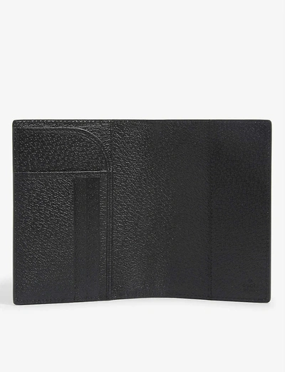 Shop Gucci Black Off The Grid Recycled-nylon And Leather Passport Case