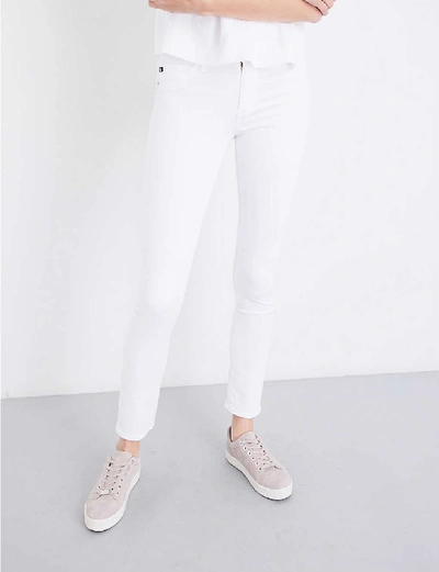Shop Ag Womens White Prima Cigarette Mid-rise Jeans 23