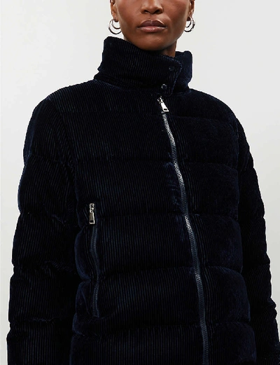 Shop Moncler Copenhague Quilted Shell Jacket In Navy