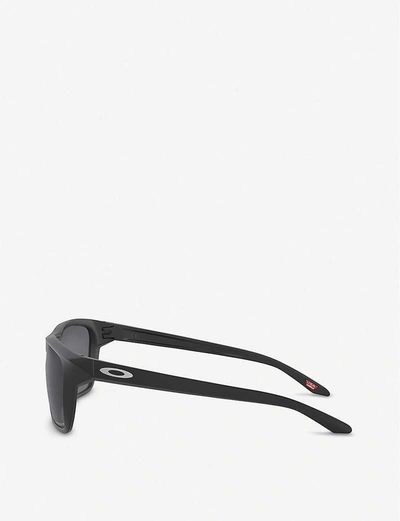 Oakley Oo9448-57 Sylas Acetate Rectangle-frame Sunglasses In Black