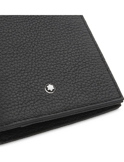 Shop Montblanc Grained Leather Billfold Wallet