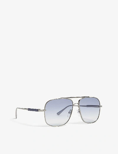 Tom Ford Jude Aviator-frame Sunglasses In Grey