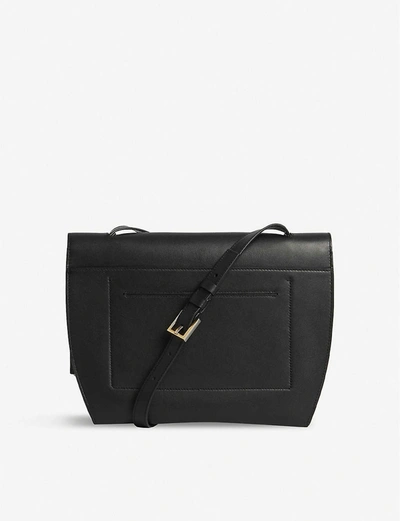 Shop Allsaints Charterhouse Leather Shoulder Bag In Black