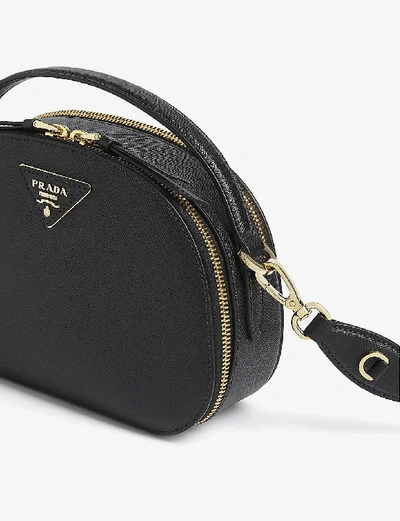 Shop Prada Odette Saffiano Leather Cross-body Bag