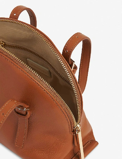 Shop Whistles Hadley Leather Shoulder Bag In Tan