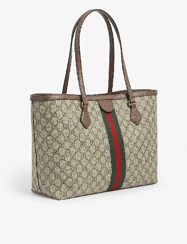 medium ophidia soft gg supreme canvas tote
