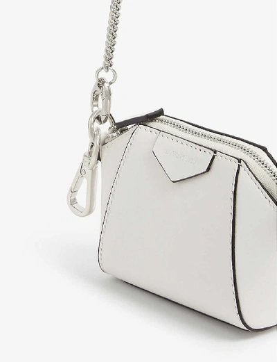 Shop Givenchy Antigona Baby Leather Purse In White