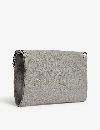 Stella Mccartney Falabella Mini Crossbody Bag In Light Grey