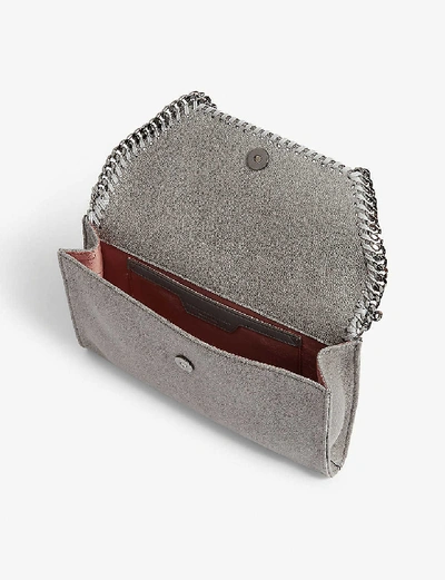 Stella Mccartney Falabella Mini Crossbody Bag In Light Grey