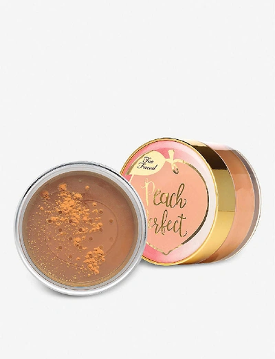 Shop Too Faced Peach Perfect Mattifying Loose Setting Powder 34.87g In Caramelized Peach