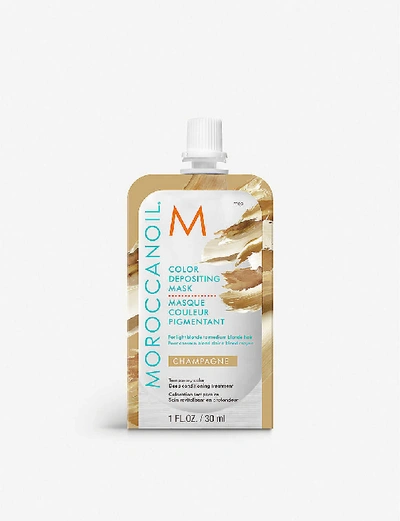 Shop Moroccanoil Champagne Champagne Colour Depositing Hair Mask