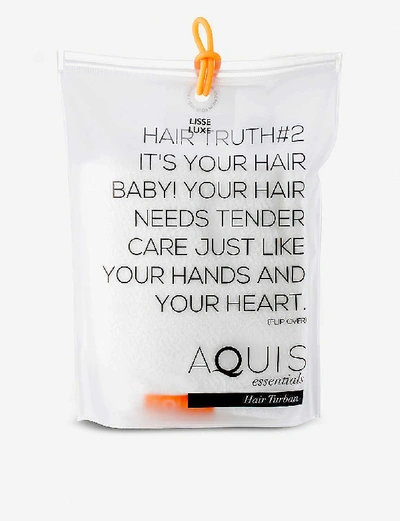 Shop Aquis Lisse Luxe Hair Turban 27cm X 74cm