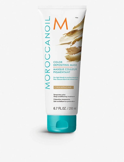 Shop Moroccanoil Champagne Champagne Colour Depositing Hair Mask