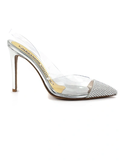 Shop Alexandre Vauthier Silver Amber Ghost In Argento