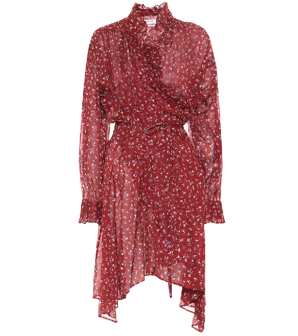 Isabel Marant Étoile Pamela Cotton Voile Mini Dress In Red | ModeSens