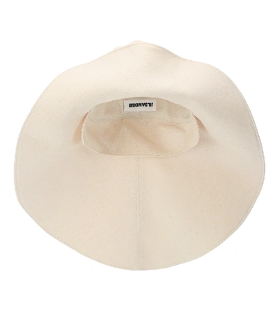 Shop Jil Sander Cotton Hat In Beige