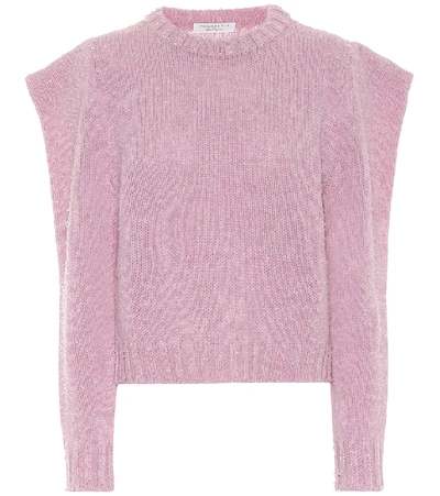 Shop Philosophy Di Lorenzo Serafini Wool Sweater In Purple