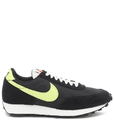 Shop Nike Daybreak Suede-trimmed Sneakers In Black