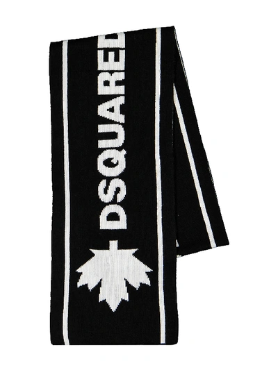 Shop Dsquared2 Kids Scarf For For Boys And For Girls In Black