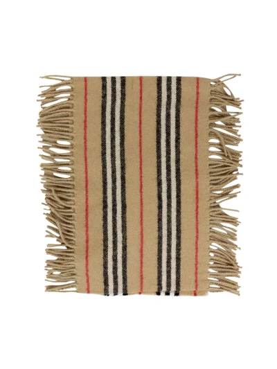 Shop Burberry Icon Scarf In Beige