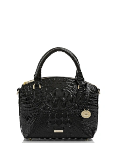 Shop Brahmin Duxie Melbourne Embossed Leather Crossbody In Black