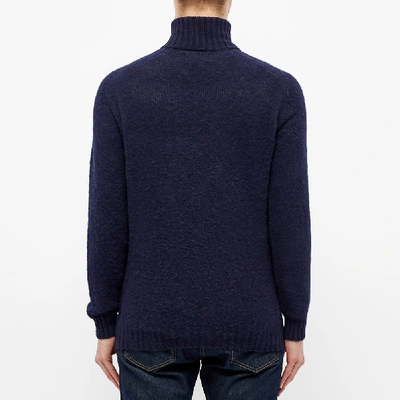 Shop Howlin' Sylvester Roll Neck Knit In Blue