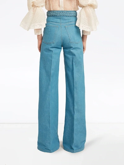 Shop Marc Jacobs High-rise Flared Jeans In Blue