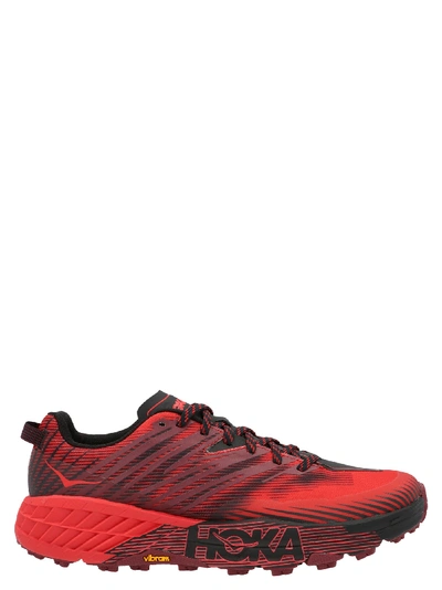 Shop Hoka One One Speed Goat 4 Shoes In Red