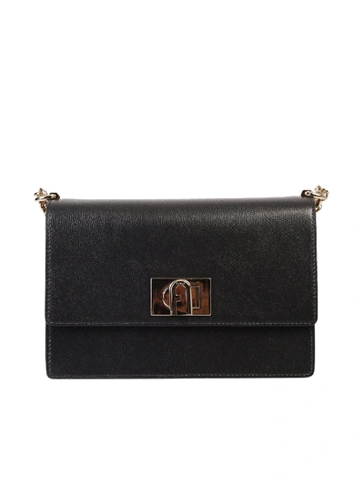 Shop Furla 1927 Crossbody Bag In Black