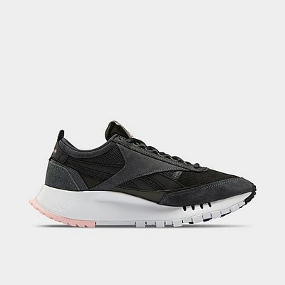 Shop Reebok Women's Classic Leather Legacy Casual Shoes In Black