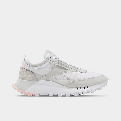 Shop Reebok Women's Classic Leather Legacy Casual Shoes In White