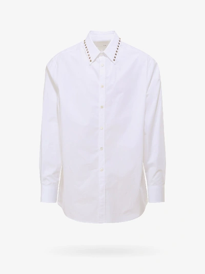 Shop Valentino Shirt In White